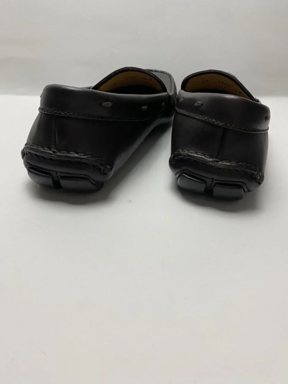 Prada Brown Leather Driving Loafers Size 9